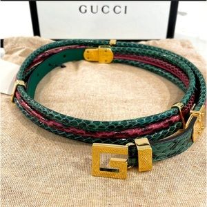 Very rare— snake skin belt nwt